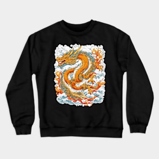 Dragon Carving Crewneck Sweatshirt